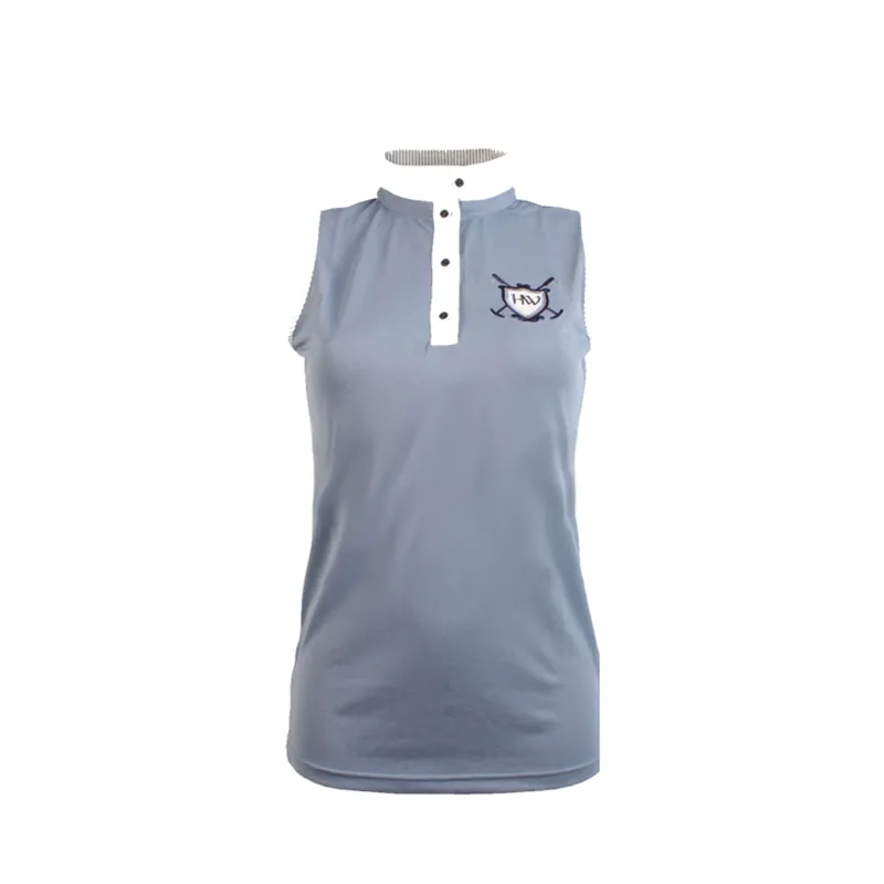 Horseware Lola Sleeveless Polo Shirt - Navy/White